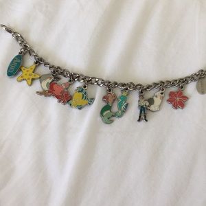 The little mermaid charm bracelet